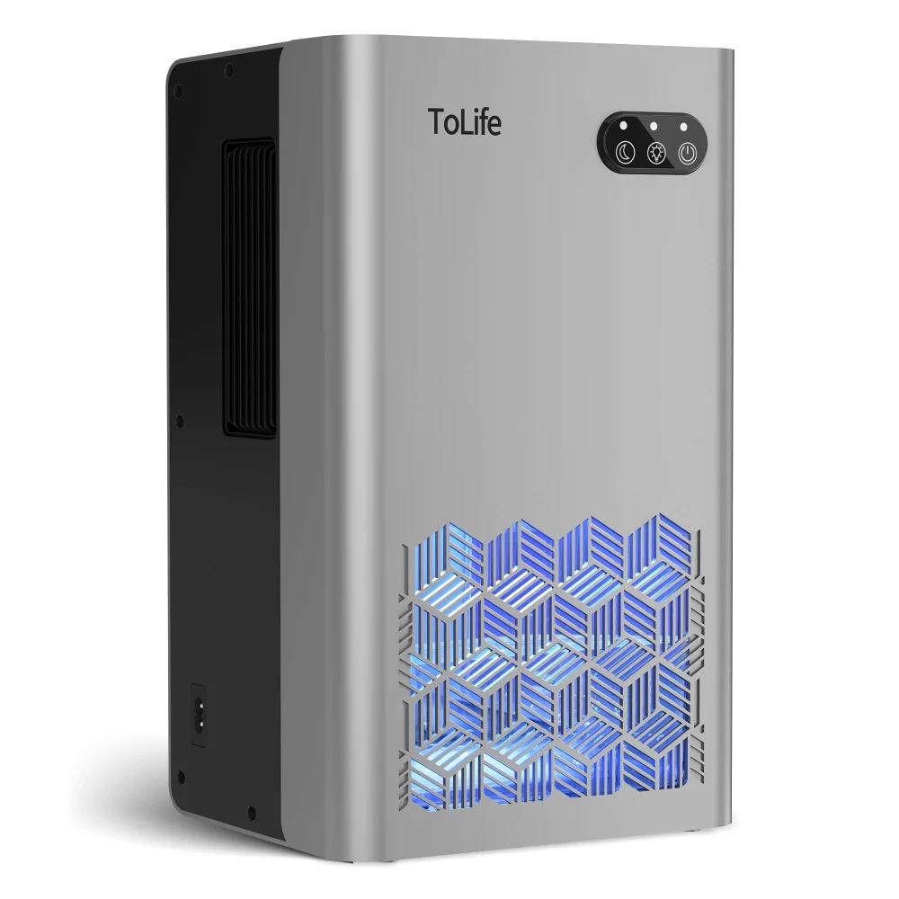 Compact Dehumidifier, Silver